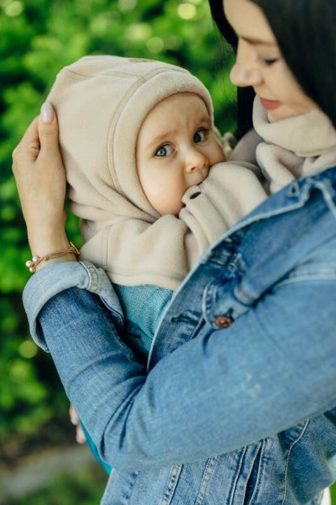 Golfik dla dziecka i mamy (polar) - Sweet Cappuccino