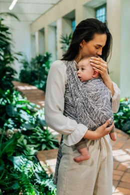 Żakardowa chusta do noszenia dzieci, 100% wiskoza bambusowa - WOLNY DUCH - GAJUSZ - rozmiar M