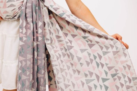 Żakardowa chusta do noszenia dzieci, 61% bawełna, 39% wiskoza bambusowa - EAGLE ROCKS - PEAK - rozmiar L