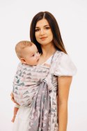 Żakardowa chusta do noszenia dzieci, 61% bawełna, 39% wiskoza bambusowa - EAGLE ROCKS - PEAK - rozmiar XL