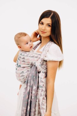 Żakardowa chusta do noszenia dzieci, 61% bawełna, 39% wiskoza bambusowa - EAGLE ROCKS - PEAK - rozmiar M