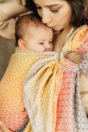 Żakardowa chusta kółkowa do noszenia dzieci, (100% bawełna), ramię bez zakładek - LITTLE LOVE - MADISON - standard 1.8m