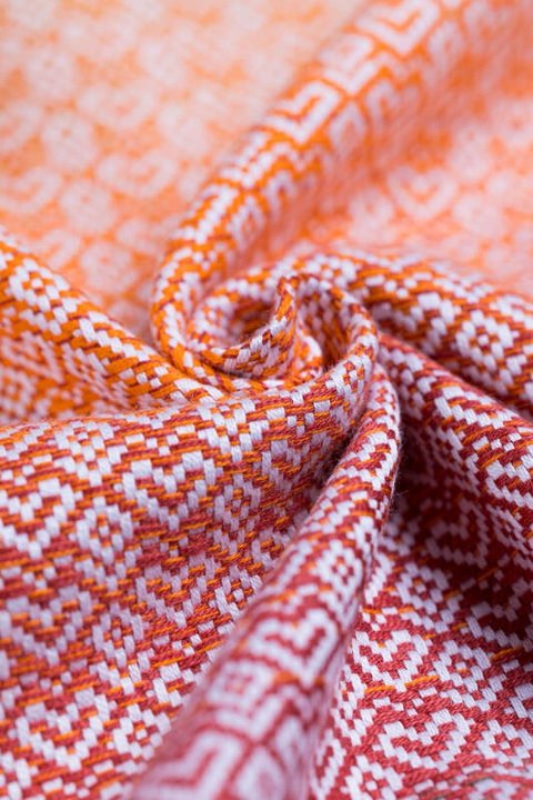 Żakardowa chusta kółkowa do noszenia dzieci, (100% bawełna), ramię bez zakładek - LITTLE LOVE - MADISON - standard 1.8m