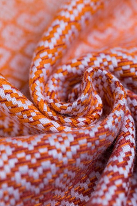 Żakardowa chusta kółkowa do noszenia dzieci, (100% bawełna), ramię bez zakładek - LITTLE LOVE - MADISON - standard 1.8m