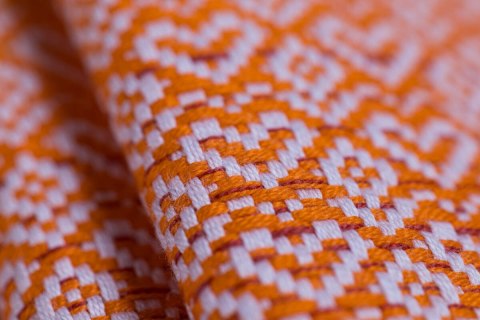 Żakardowa chusta kółkowa do noszenia dzieci, (100% bawełna), ramię bez zakładek - LITTLE LOVE - MADISON - standard 1.8m