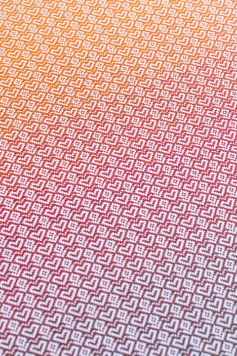 Żakardowa chusta kółkowa do noszenia dzieci, (100% bawełna), ramię bez zakładek - LITTLE LOVE - MADISON - standard 1.8m