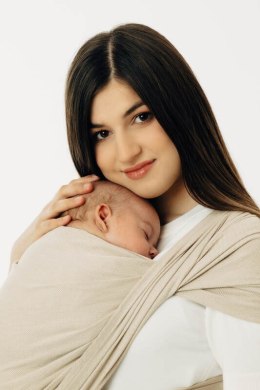 Chusta do noszenia dzieci, tkana splotem skośno-krzyżowym (58% bawełna, 42% wiskoza bambusowa) - TRACK - rozmiar M