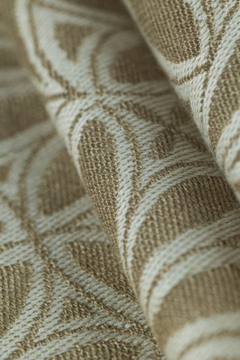 Żakardowa chusta do noszenia dzieci, 50% bawełna, 50% wiskoza bambusowa - INFINITY - GOLDEN HOUR - rozmiar XS