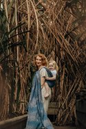 Żakardowa chusta do noszenia dzieci, 54% bawełna, 46% TENCEL™ Lyocell - RAINFOREST - NOCTURNAL - rozmiar L