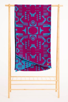 Żakardowa chusta do noszenia dzieci (56% wełna merino, 27% bawełna czesana, 17% jedwab noil) - EKSPERYMENT nr 36 - rozmiar S