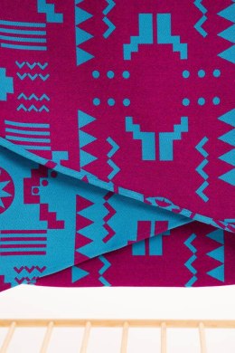 Żakardowa chusta do noszenia dzieci (56% wełna merino, 27% bawełna czesana, 17% jedwab noil) - EKSPERYMENT nr 36 - rozmiar S