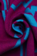 Żakardowa chusta do noszenia dzieci (56% wełna merino, 27% bawełna czesana, 17% jedwab noil) - EKSPERYMENT nr 36 - rozmiar S