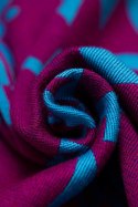 Żakardowa chusta do noszenia dzieci (56% wełna merino, 27% bawełna czesana, 17% jedwab noil) - EKSPERYMENT nr 36 - rozmiar S