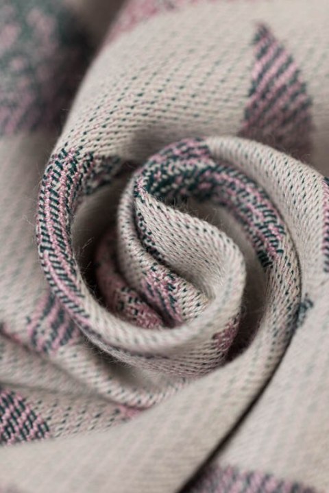 Żakardowa chusta do noszenia dzieci, 61% bawełna, 39% wiskoza bambusowa - EAGLE ROCKS - PEAK - rozmiar XS