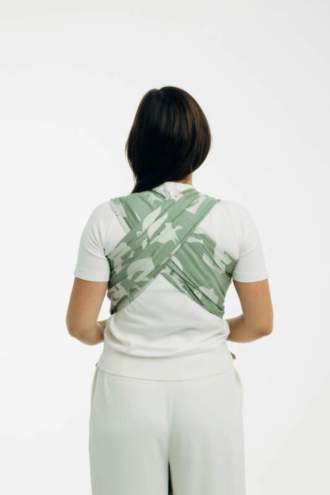 Żakardowa chusta do noszenia dzieci (80% bawełna, 20% lyocell) - BIRDY - FLY HIGH - rozmiar L