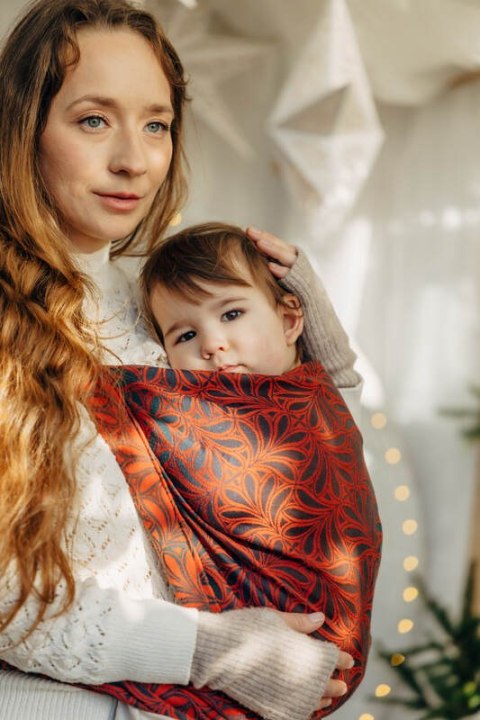 Żakardowa chusta do noszenia dzieci, 100% bawełna - INFINITY - GERDA - rozmiar L