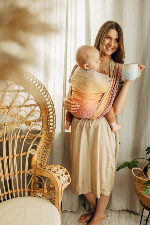 Żakardowa chusta do noszenia dzieci, (100% bawełna) - LITTLE LOVE - MADISON - rozmiar L