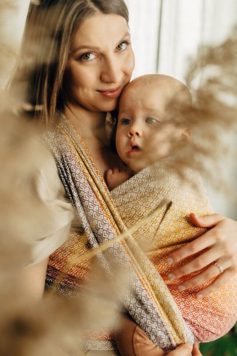 Żakardowa chusta do noszenia dzieci, (100% bawełna) - LITTLE LOVE - MADISON - rozmiar L