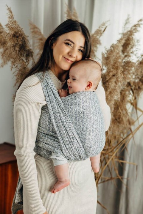 Żakardowa chusta do noszenia dzieci, (100% bawełna) - LITTLE LOVE - PULSE - rozmiar L