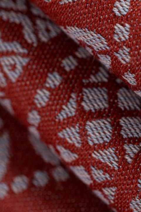 Żakardowa chusta do noszenia dzieci, 100% bawełna - PAWI OGON - HOLIDAY - rozmiar L