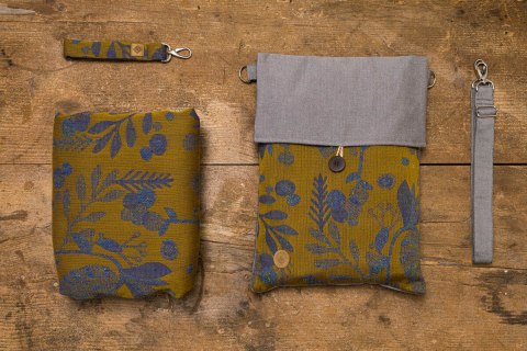 Żakardowa chusta do noszenia dzieci (45% jedwab tussah, 32% bawełna czesana, 19% wełna merino, 4% kaszmir) - EKSPERYMENT nr 37 -