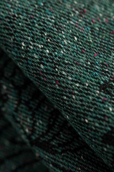 Żakardowa chusta do noszenia dzieci, 51% Bawełna 49% Jedwab - DZIKIE WINO - IVY - rozmiar M