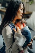 Żakardowa chusta do noszenia dzieci, 62% Bawełna 38% Jedwab Tussah - LITTLE LOVE - NEO- rozmiar S