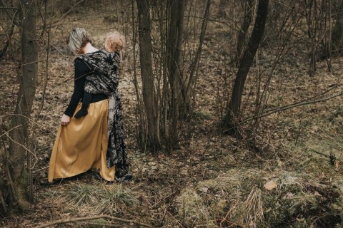 Żakardowa chusta do noszenia dzieci, 65% Bawełna 35% Jedwab - KRÓLOWA NOCY - PAMINA - rozmiar L