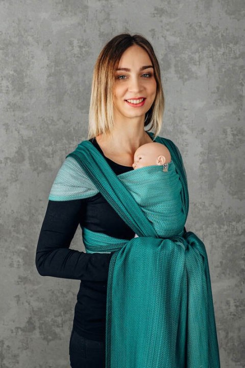 Chusta dla dzieci z niską wagą urodzeniową - EDYCJA DLA PROFESJONALISTÓW - ENTWINE, splot jodełkowy (100% bawełna) - rozmiar L