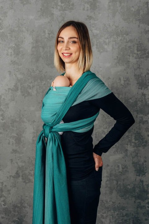 Chusta dla dzieci z niską wagą urodzeniową - EDYCJA DLA PROFESJONALISTÓW - ENTWINE, splot jodełkowy (100% bawełna) - rozmiar L