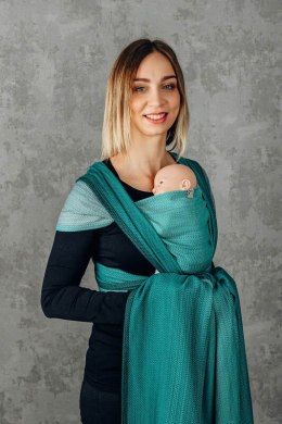 Chusta dla dzieci z niską wagą urodzeniową - EDYCJA DLA PROFESJONALISTÓW - ENTWINE, splot jodełkowy (100% bawełna) - rozmiar XS