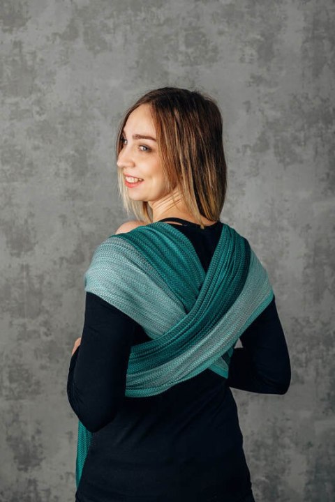 Chusta dla dzieci z niską wagą urodzeniową - EDYCJA DLA PROFESJONALISTÓW - ENTWINE, splot jodełkowy (100% bawełna) - rozmiar XS