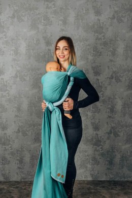 Chusta do noszenia dzieci, tkana splotem jodełkowym, bawełna - EDYCJA DLA PROFESJONALISTÓW - ENTWINE - rozmiar M