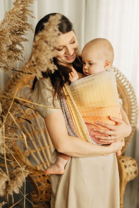Żakardowa chusta do noszenia dzieci, (100% bawełna) - LITTLE LOVE - MADISON - rozmiar M