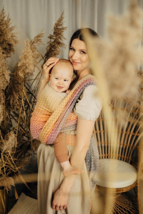 Żakardowa chusta do noszenia dzieci, (100% bawełna) - LITTLE LOVE - MADISON - rozmiar S