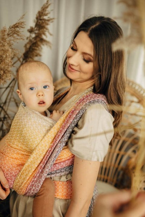 Żakardowa chusta do noszenia dzieci, (100% bawełna) - LITTLE LOVE - MADISON - rozmiar S