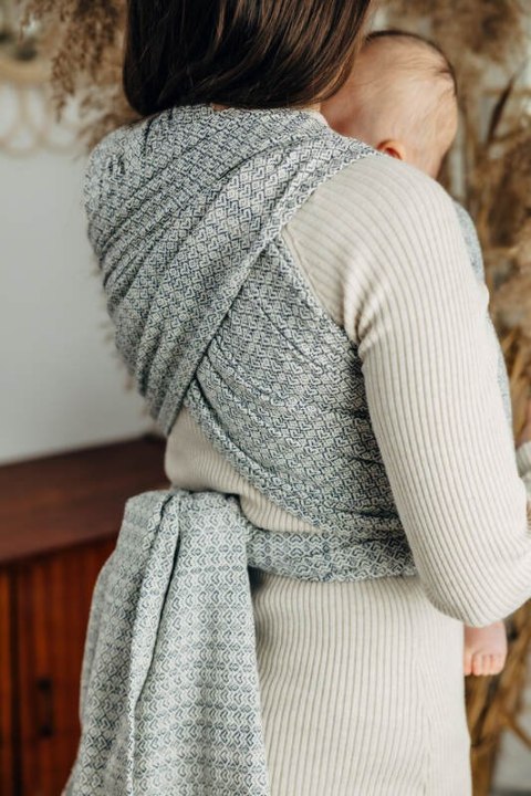 Żakardowa chusta do noszenia dzieci, (100% bawełna) - LITTLE LOVE - PULSE - rozmiar S