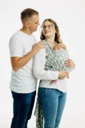 Żakardowa chusta do noszenia dzieci, 100% bawełna - POLKA DOTS - PLOP - rozmiar S