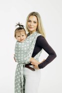 Żakardowa chusta do noszenia dzieci, 100% bawełna - POLKA DOTS - PLOP - rozmiar S