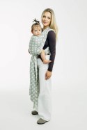 Żakardowa chusta do noszenia dzieci, 100% bawełna - POLKA DOTS - PLOP - rozmiar S