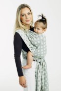 Żakardowa chusta do noszenia dzieci, 100% bawełna - POLKA DOTS - PLOP - rozmiar S