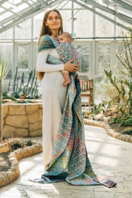 Żakardowa chusta do noszenia dzieci, 100% bawełna - ZAPLĄTANI - PLAIT - rozmiar M