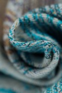 Żakardowa chusta do noszenia dzieci, 100% bawełna - ZAPLĄTANI - PLAIT - rozmiar M