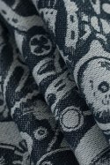 Żakardowa chusta do noszenia dzieci, 100% bawełna - CLOCKWORK - FIX IT - rozmiar XS