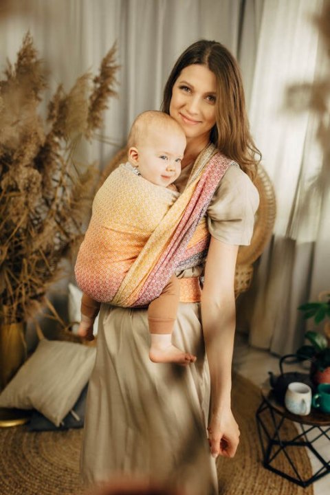 Żakardowa chusta do noszenia dzieci, (100% bawełna) - LITTLE LOVE - MADISON - rozmiar XS