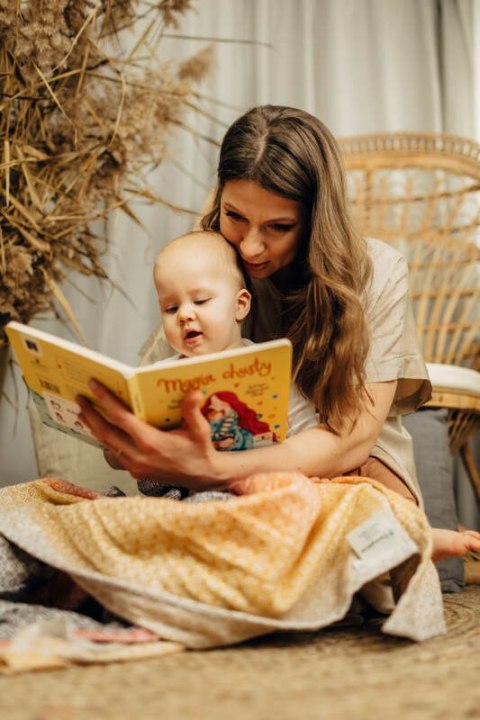 Żakardowa chusta do noszenia dzieci, (100% bawełna) - LITTLE LOVE - MADISON - rozmiar XS