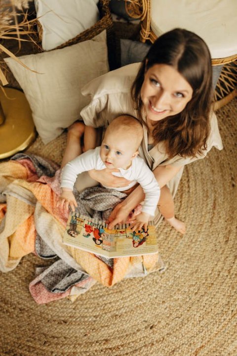 Żakardowa chusta do noszenia dzieci, (100% bawełna) - LITTLE LOVE - MADISON - rozmiar XS