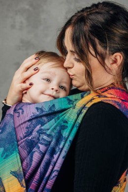 Żakardowa chusta do noszenia dzieci, 100% bawełna - PARK JURAJSKI - NOWA ERA - rozmiar XL