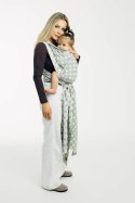 Żakardowa chusta do noszenia dzieci, 100% bawełna - POLKA DOTS - PLOP - rozmiar XL