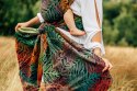 Żakardowa chusta do noszenia dzieci, 100% bawełna - RAINFOREST - DIVERSE - rozmiar S